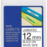 Brother Tze-231 Black On White Label Tape, 12 Mm Size
